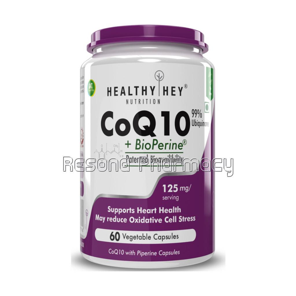 Coq10 With Bioperine   High Absorption   125 Mg   60 Capsules