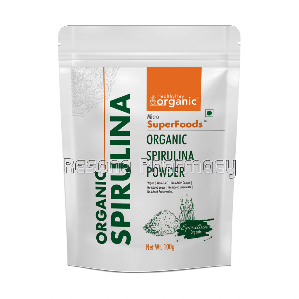 Spirulina Powder Organic   Micro Superfood   Rich In Protein, Vitamins And Minerals 100G