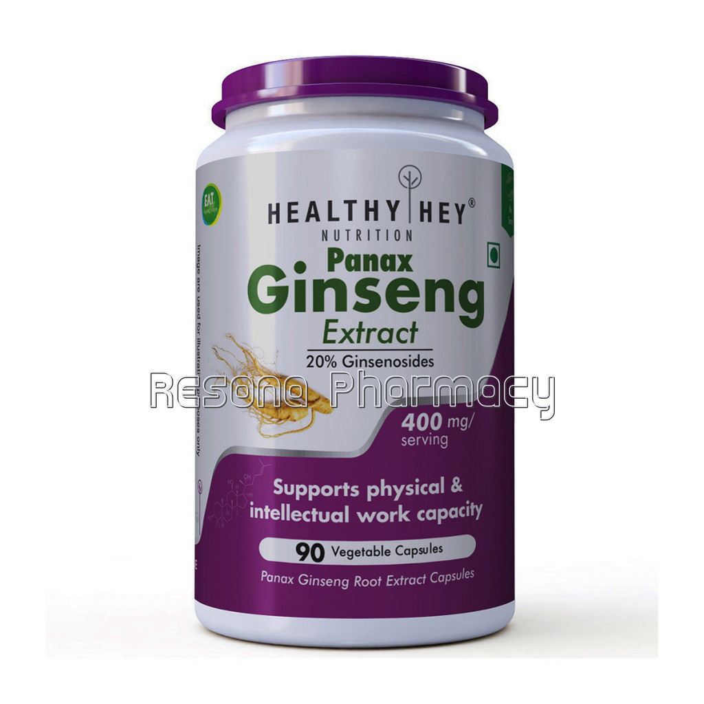 Panax Ginseng 400Mg   90 Vegetable Capsules