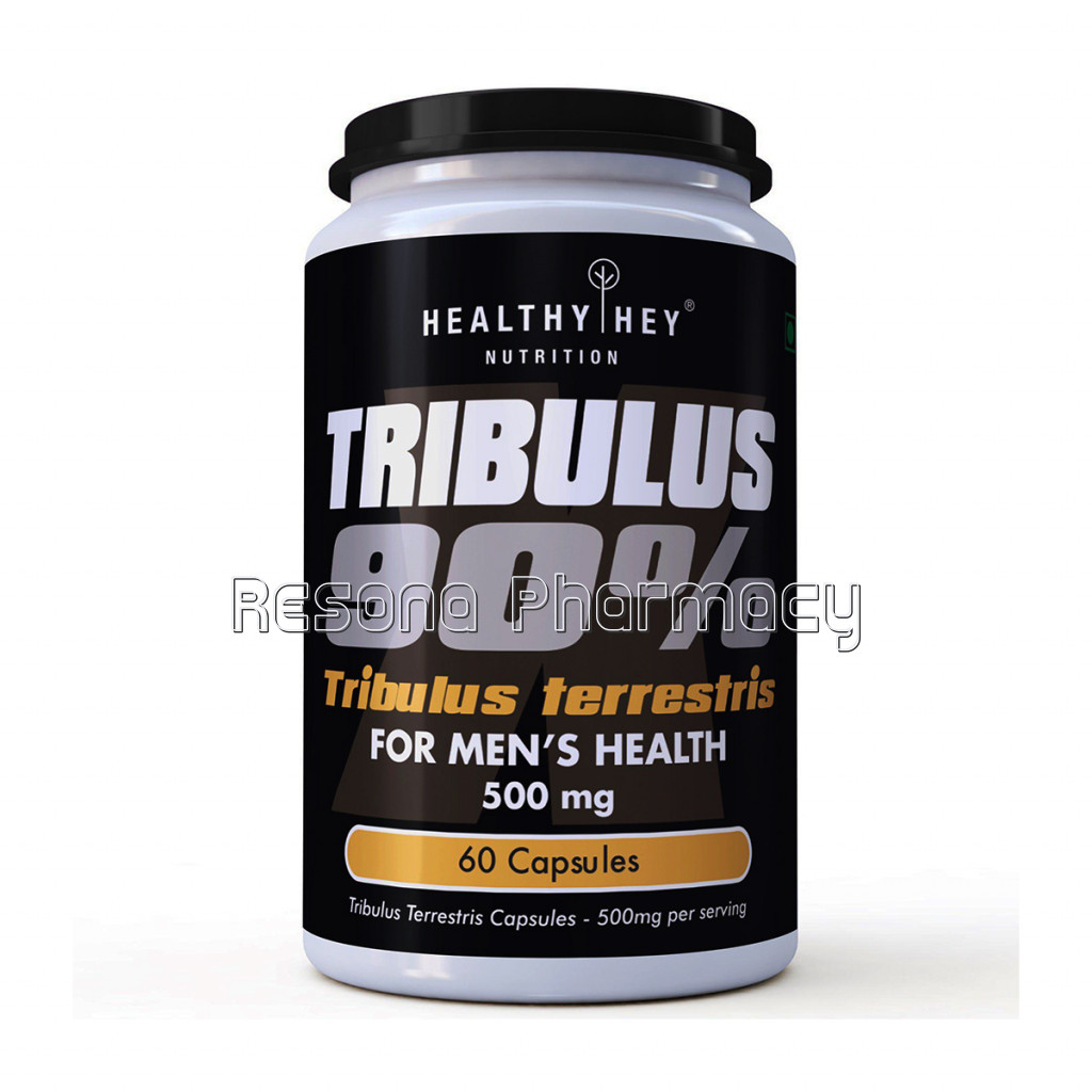Tribulus Terrestris   90% Saponins  500 Mg X 60 Vegetarian Capsules   For Men'S Health