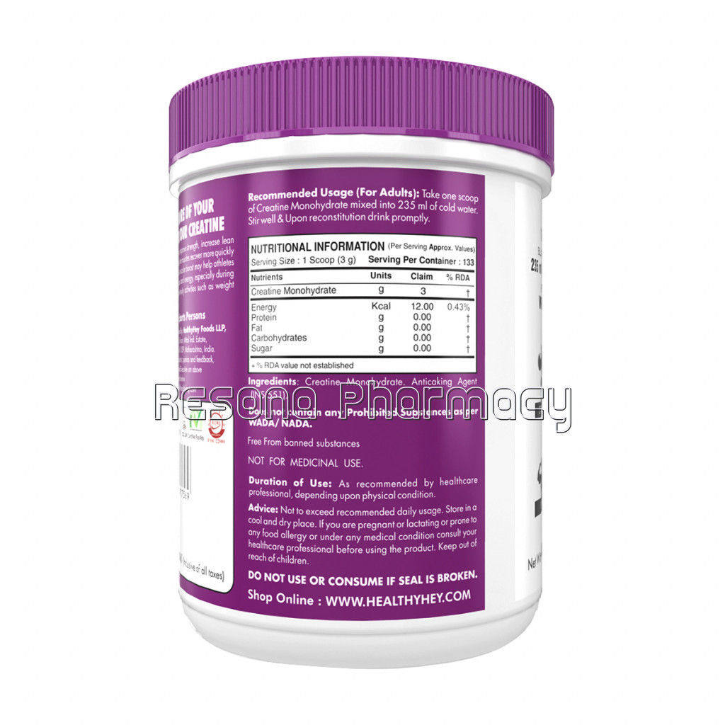 Creatine Monohydrate 400Gm   133 Servings