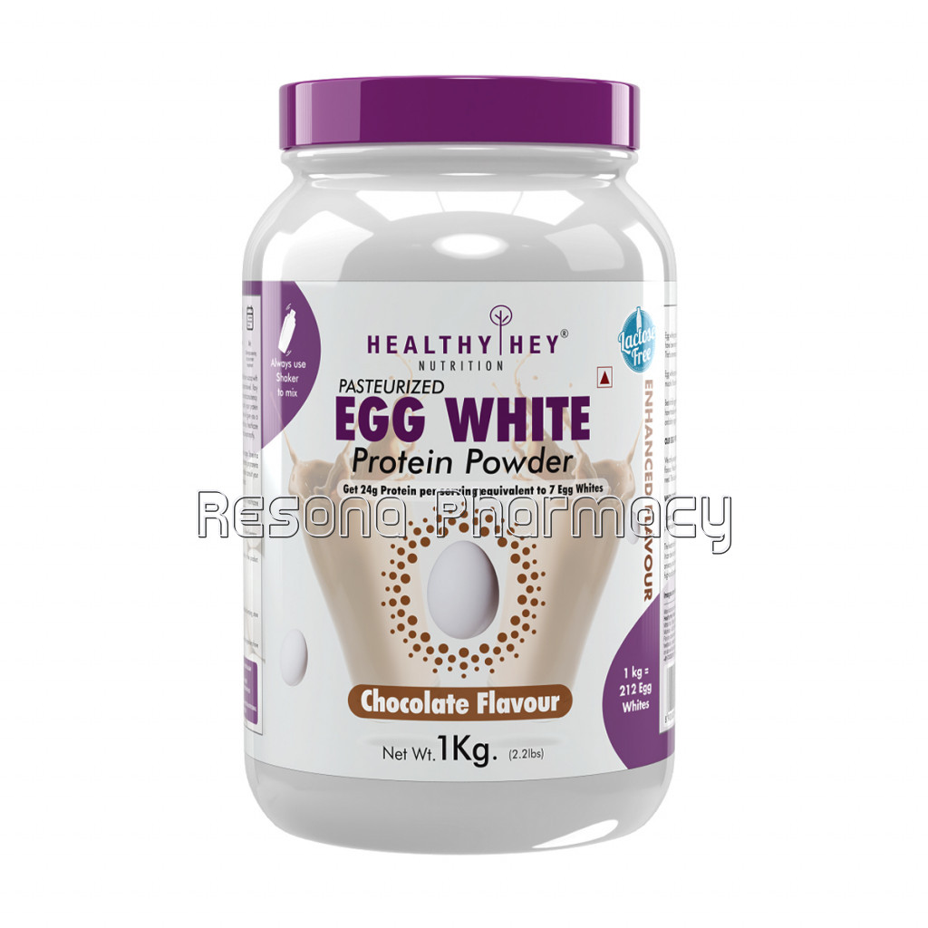 Egg White Protein   Instant Mix   80% Protein   Non Gmo and Lactose Free   1 Kg (Chocolate)