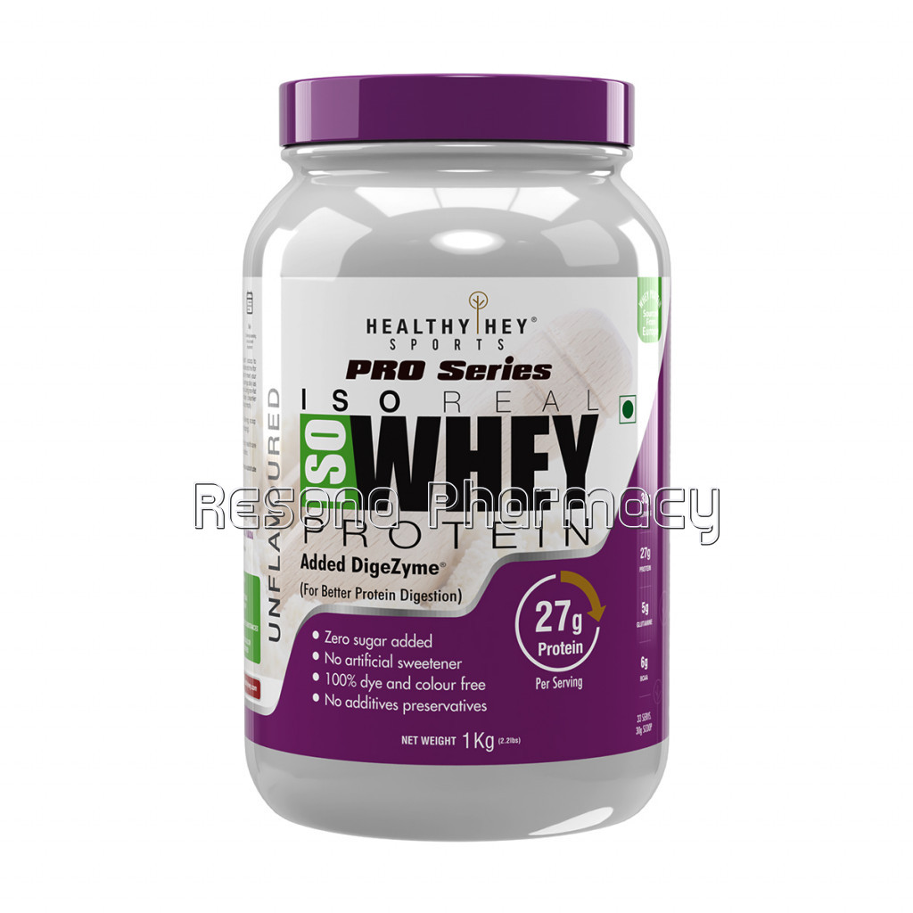 Iso Whey Protein   Isoreal (Produced In Usa)   90% Protein With Digestive Enzymes   Designed For Muscle Enhancement   Unflavoured   1 Kg