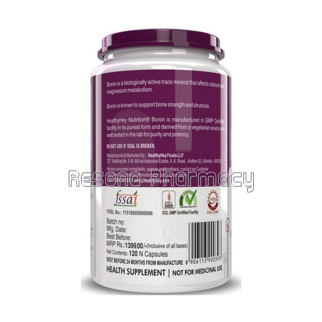 Boron 3Mg   Advanced Chelated   Gluten Free, Non    120