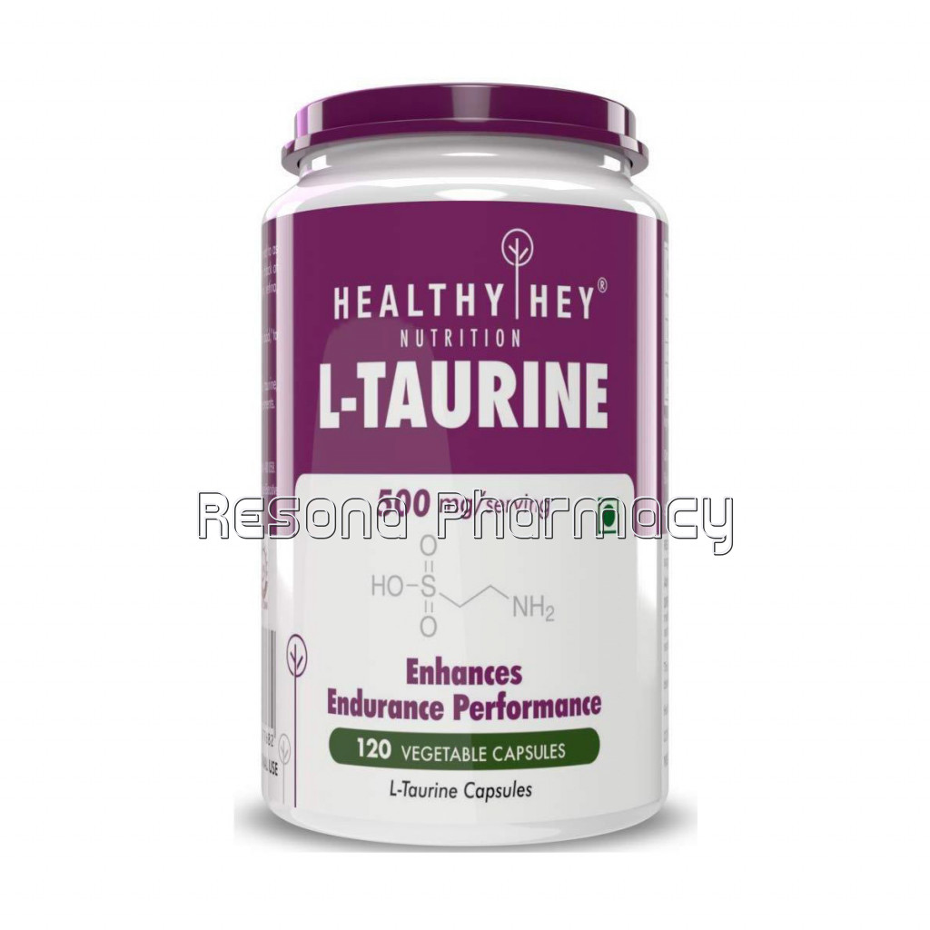 L Taurine 500Mg   Amino Acid Supplement   120 Vegetable Capsules