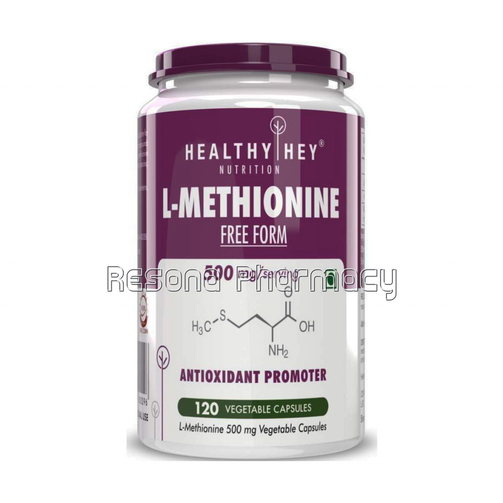 L Methionine Free Form Pure Crystalline   500Mg   120 Veg Capsules