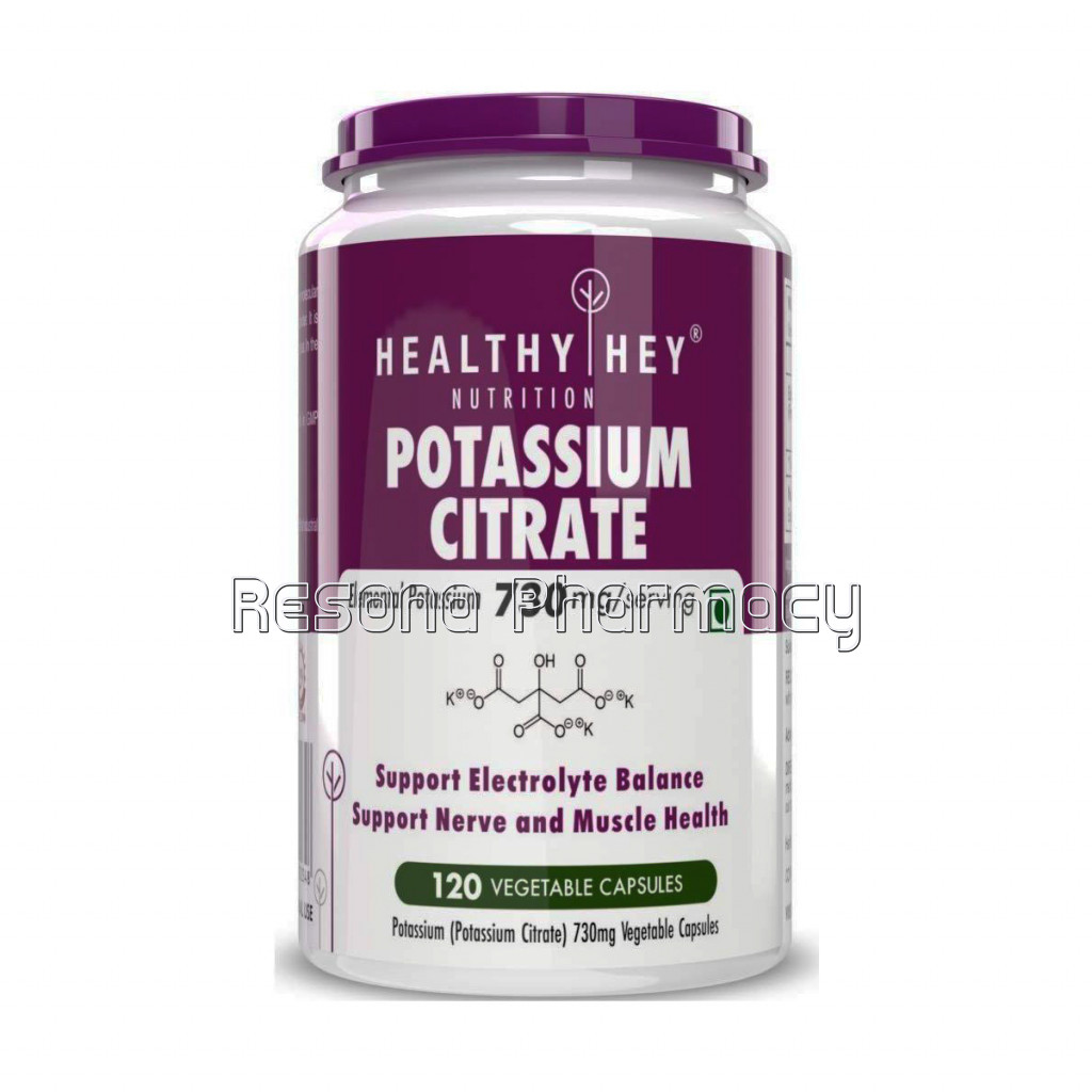 Potassium Citrate 730Mg   120 Vegetable Capsules