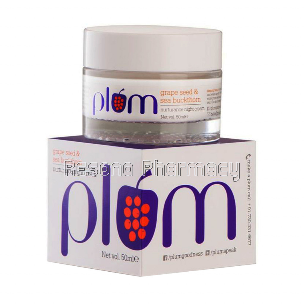 Grape Seed and Sea Buckthorn Nurturance Night Cream | For Dry, Very Dry Skin | Sls Free, 100% Vegan