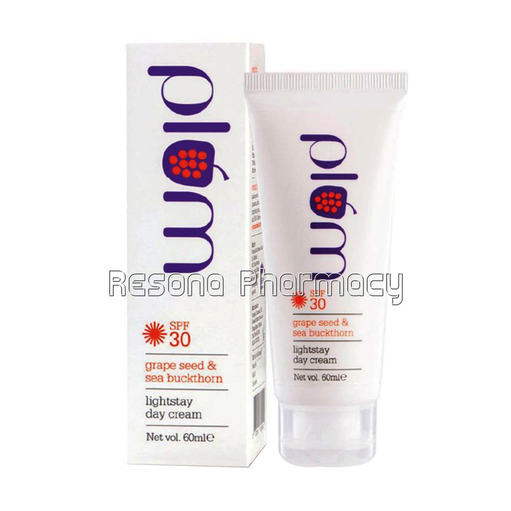 Grape Seed and Sea Buckthorn Light Stay Day Cream Spf 30 Paplusplusplus | Sun Protection | Sls Free, 100% Vegan