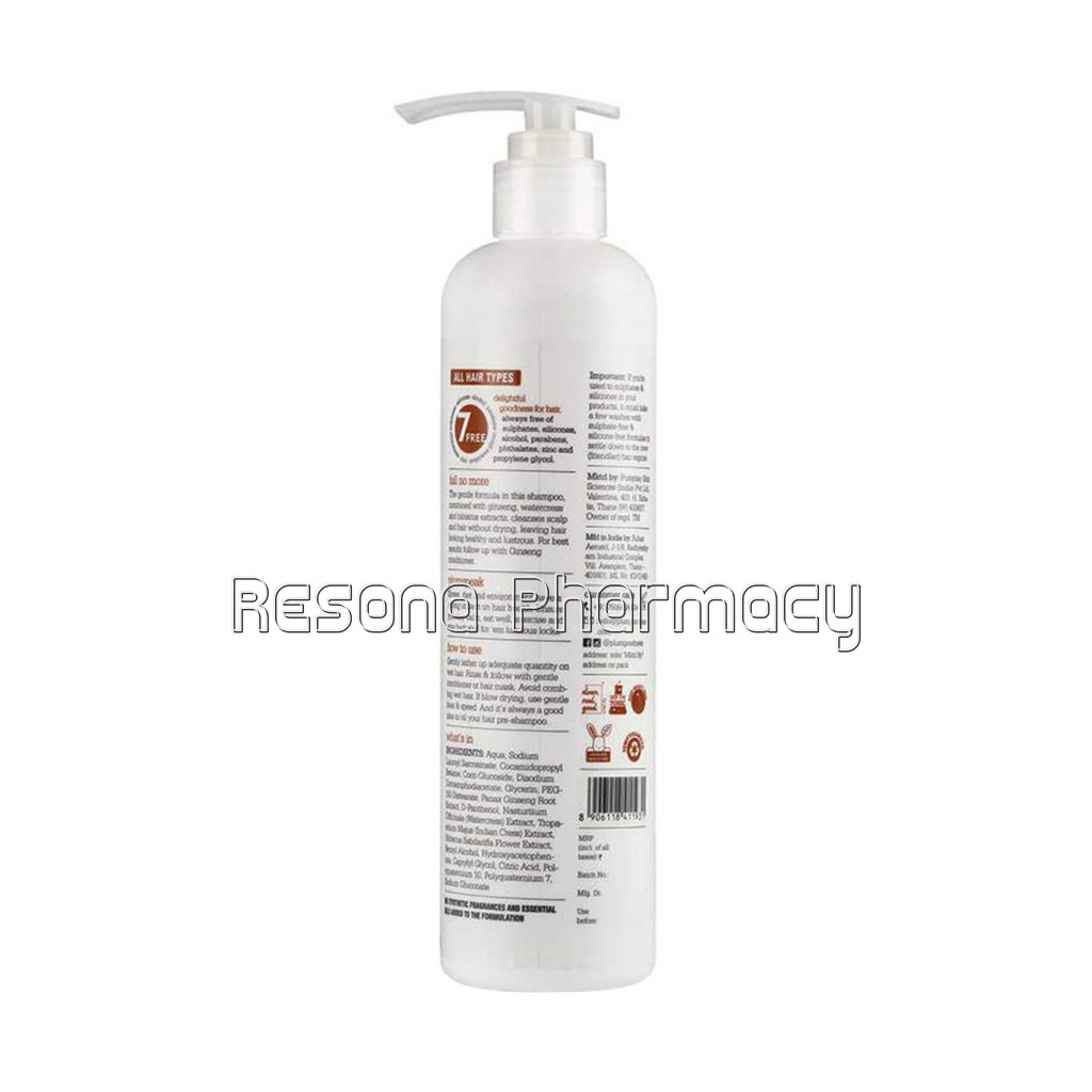 Ginseng Gentle Rinse Shampoo | For Hair Fall Control | Prevents Breakage and Strengthens Strands | Sulphate Free