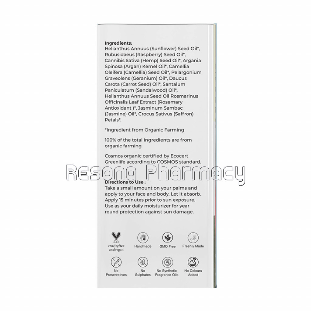 Saffron And Red Raspberry Facial Oil 10Ml