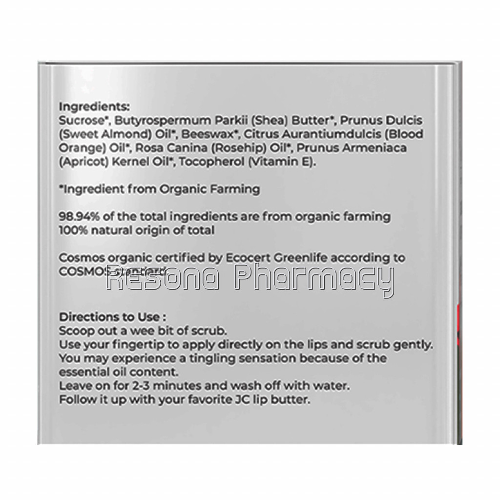 Blood Orange And Rosehip Lip Scrub