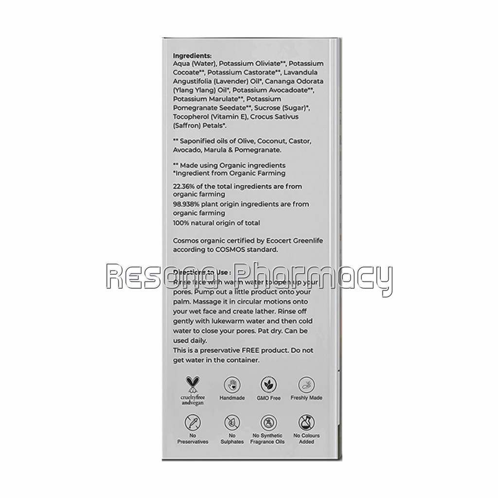 Saffron, Marula And Ylang Ylang Face Wash