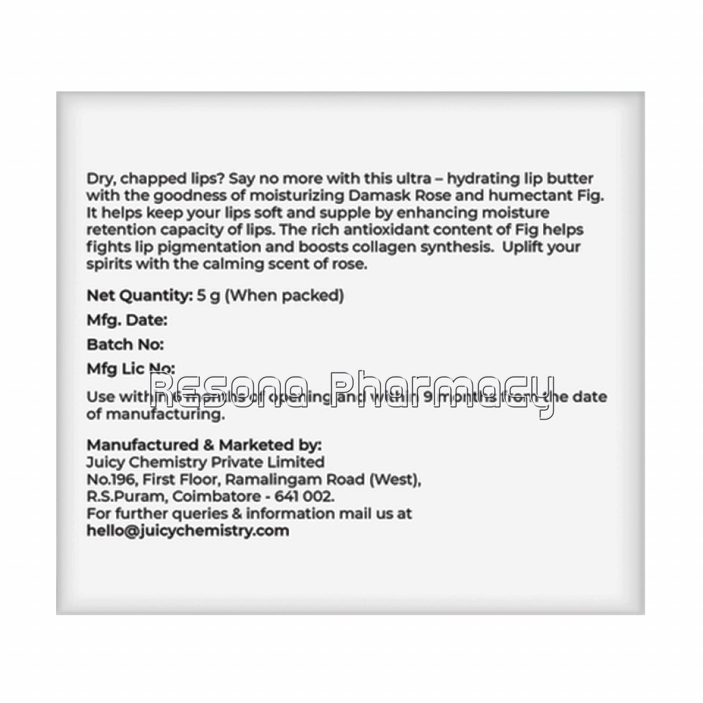 Damask Rose And Fig Lip Balm