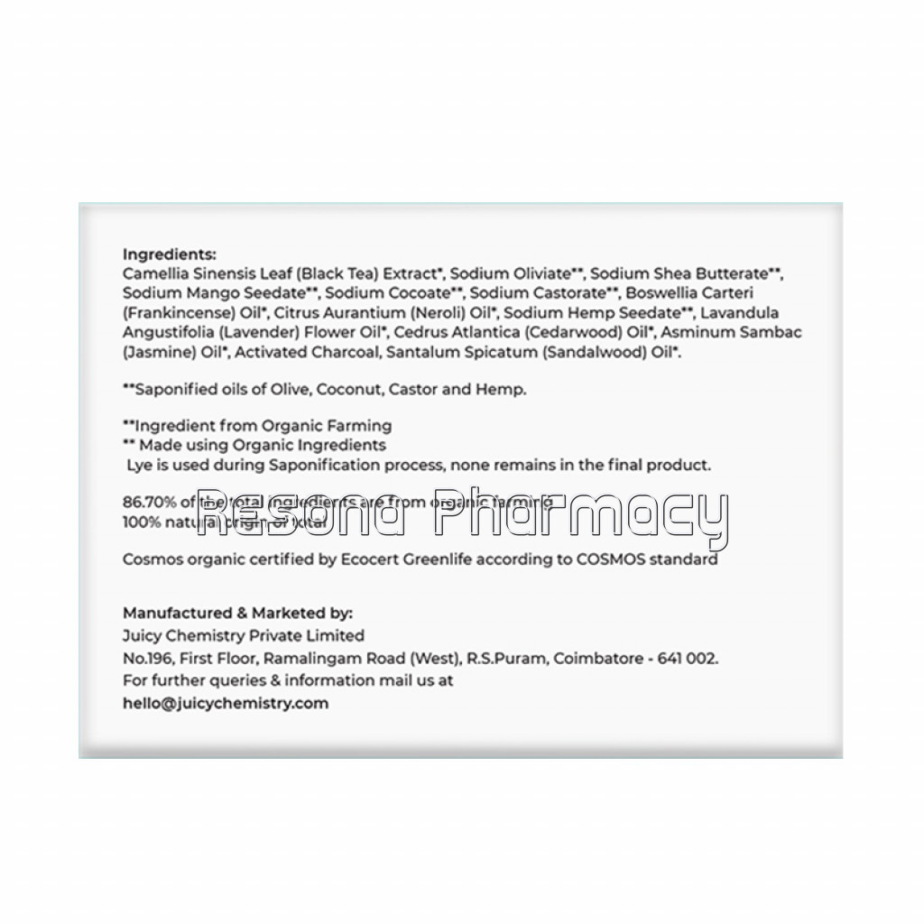 Australian Sandalwood, Hemp And Charcoal Soap