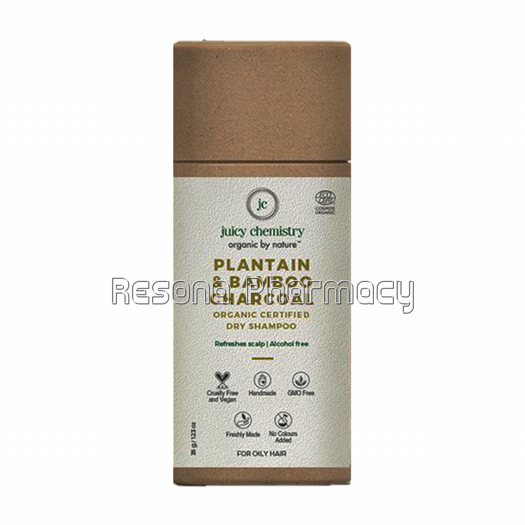 Plantain, Bamboo And Charcoal Dry Shampoo