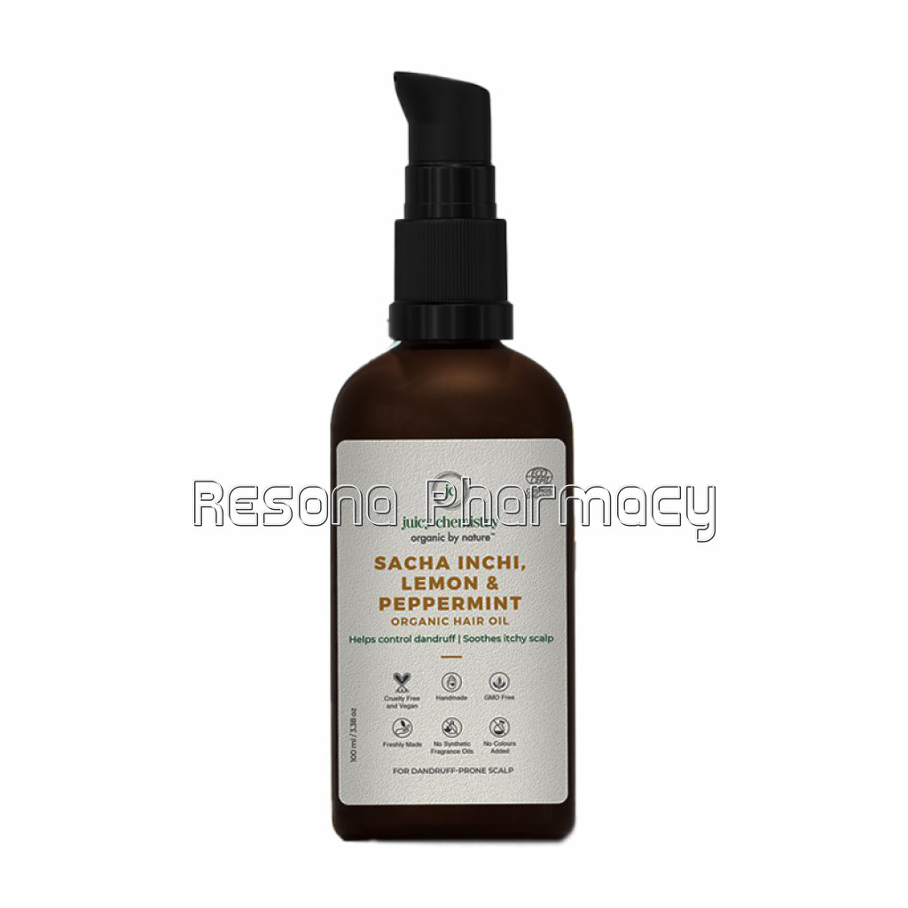 Sacha Inchi, Lemon And Peppermint Hair Oil