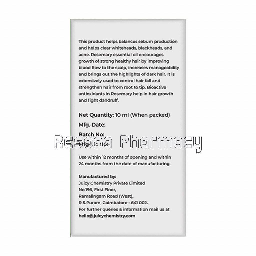Juicy Chemistry Rosemary Essential Oil