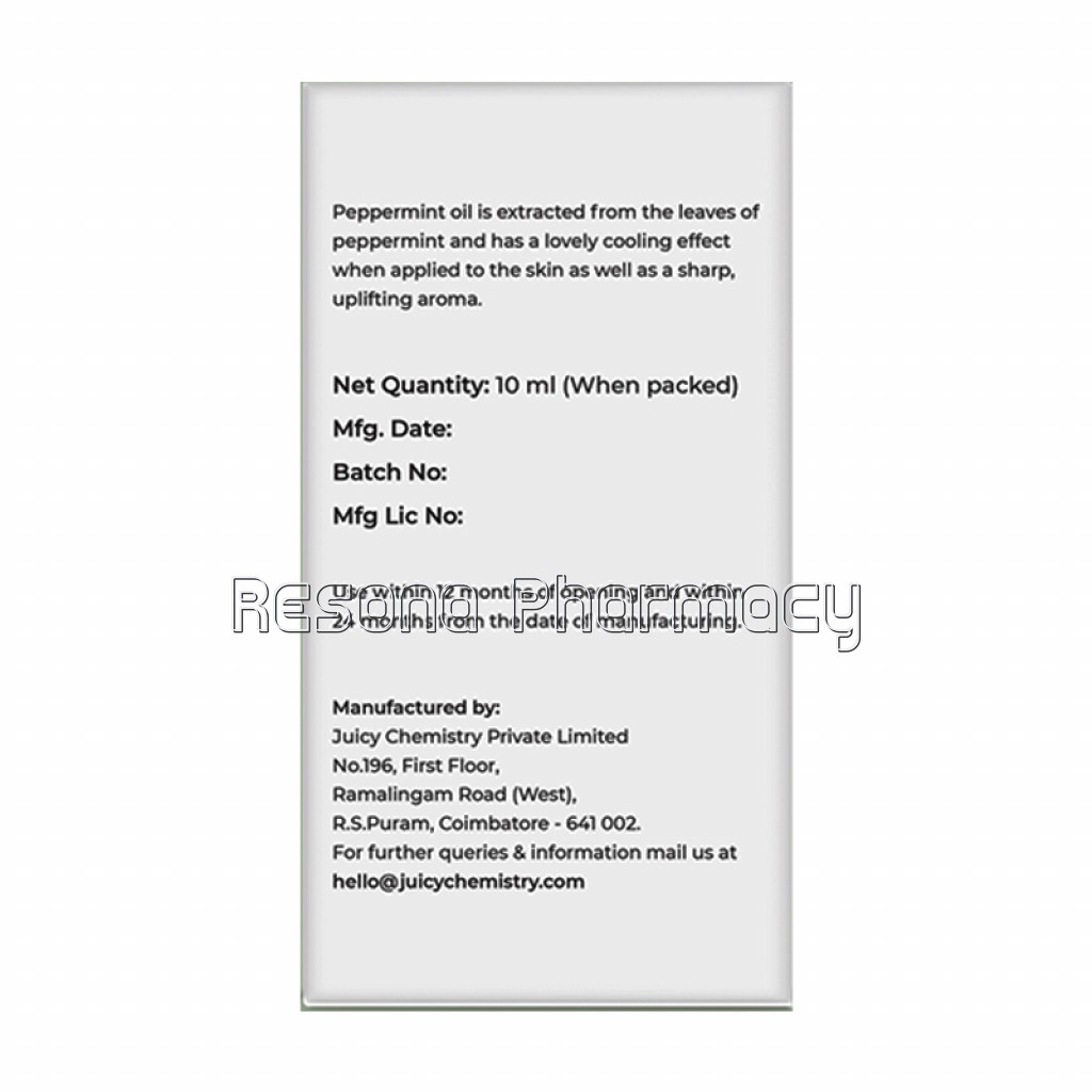 Juicy Chemistry Peppermint Essential Oil