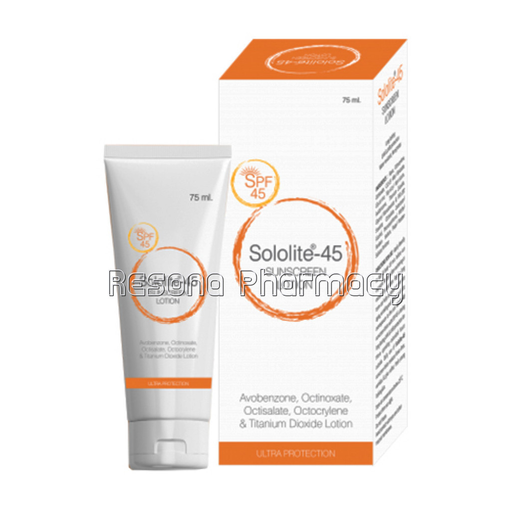 Sololite 45 Lotion Sunscreen Spf45