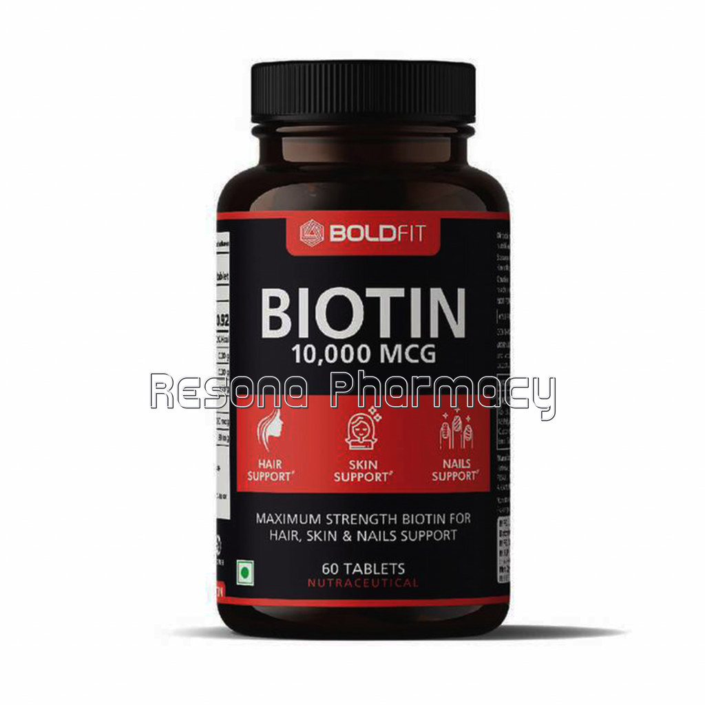 Boldfit Biotin 10000Mcg For Men and Women