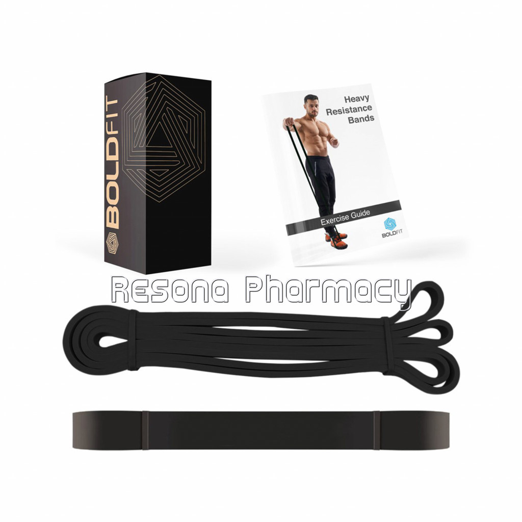 Boldfit Heavy Resistance Band Black