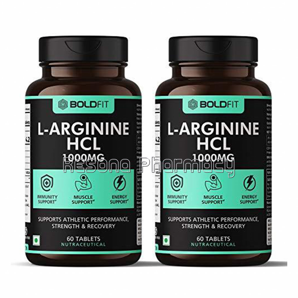 Boldfit L Arginine Hcl 1000Mg Supplement Pack Of 2
