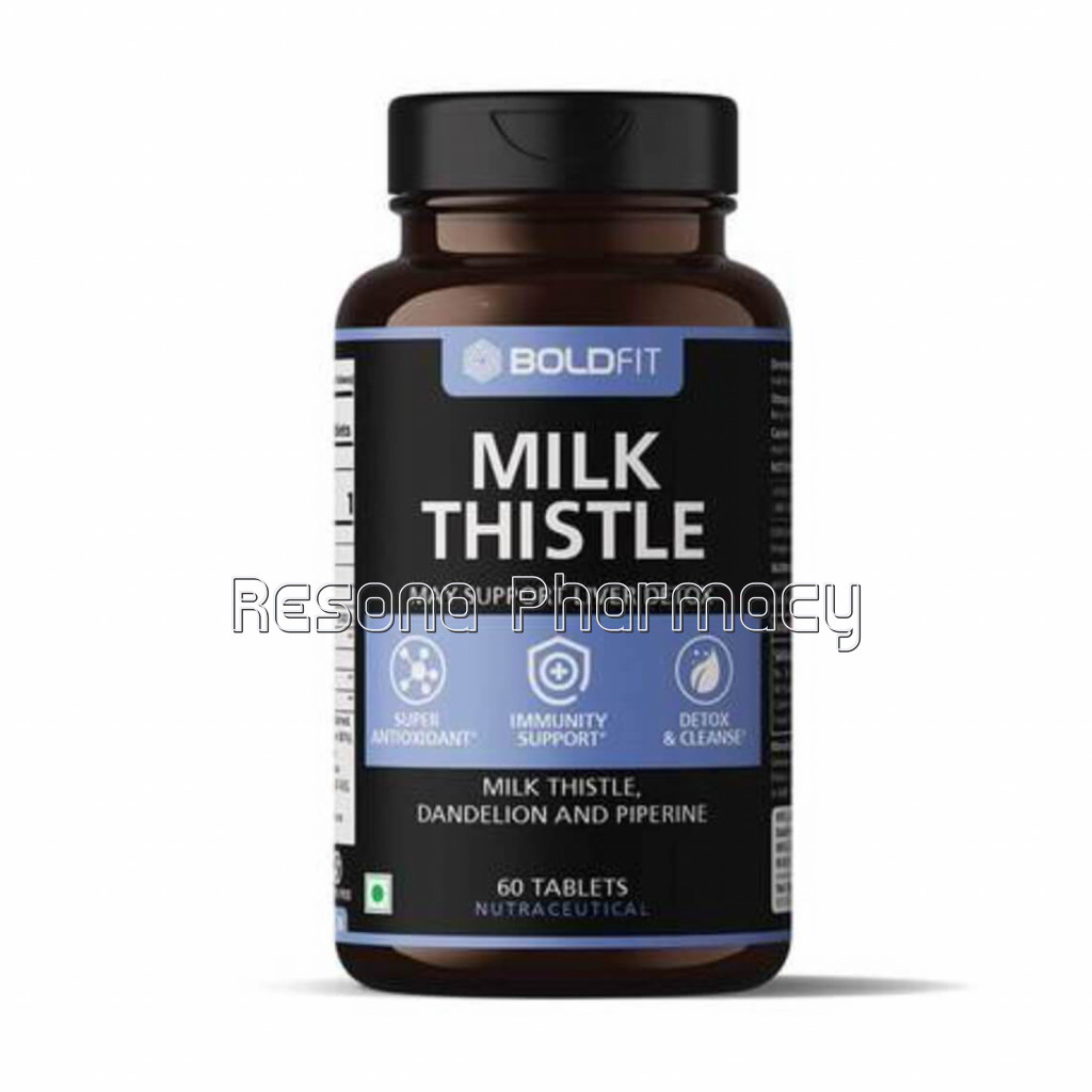 Boldfit Milk Thistle Supplement For Liver Support And Liver Detox