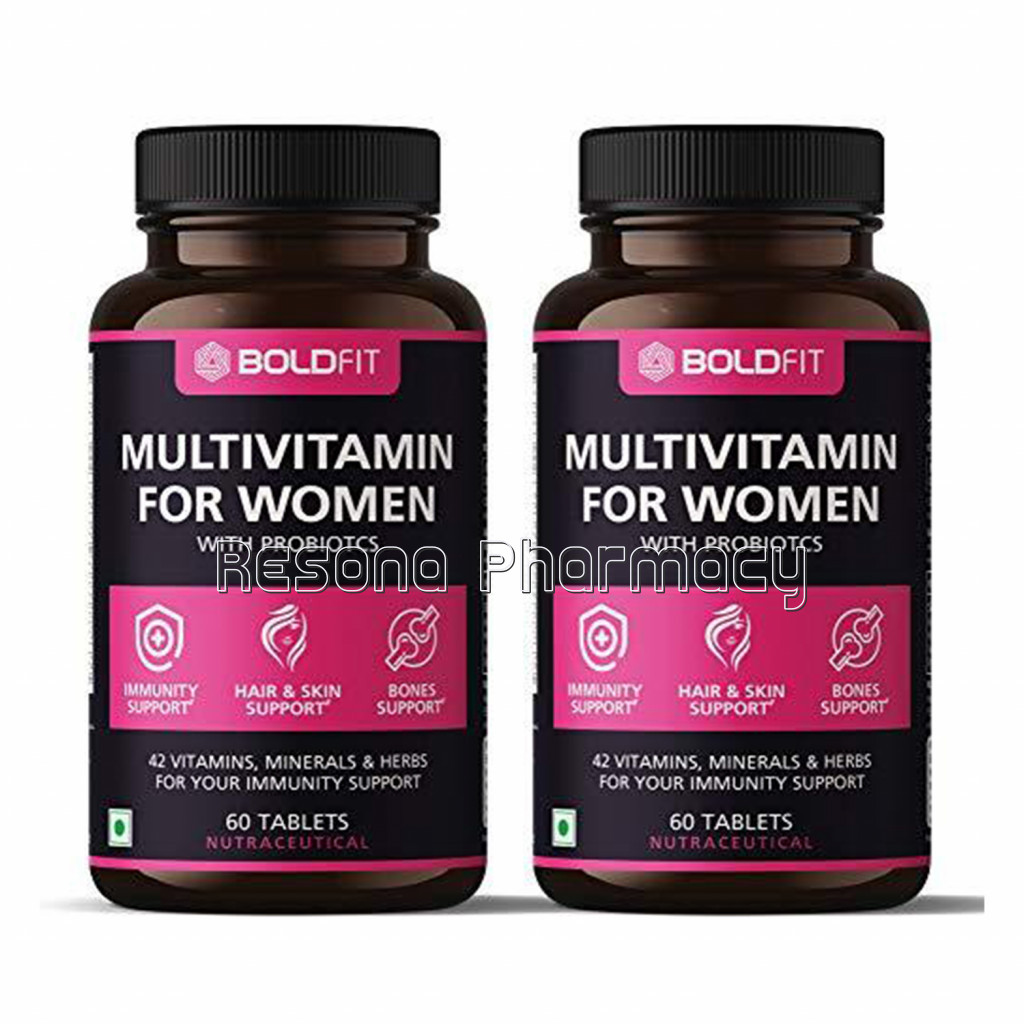 Boldfit Multivitamin For Women With Probiotics Pack Of 2