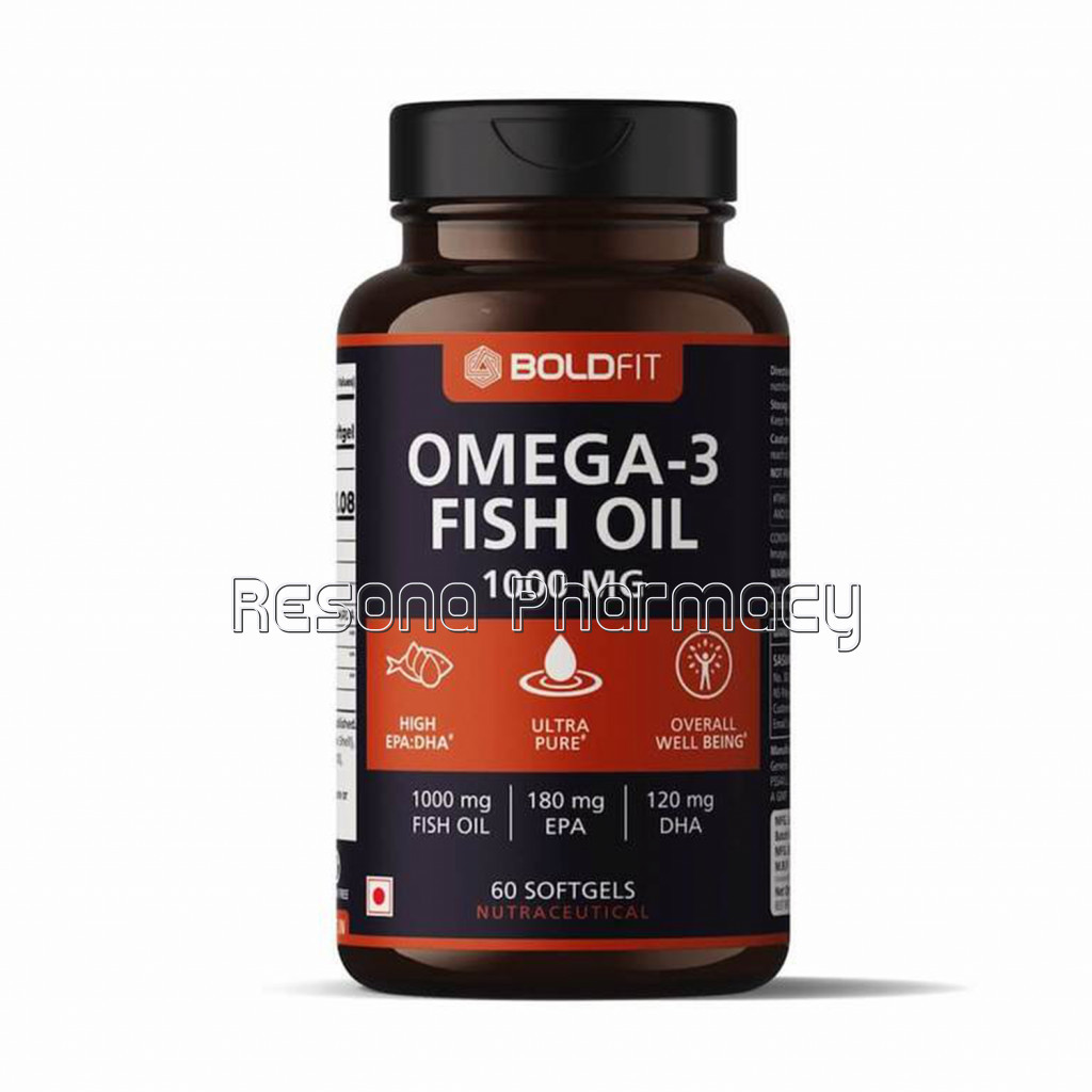 Boldfit Omega 3 Fish Oil 1000Mg