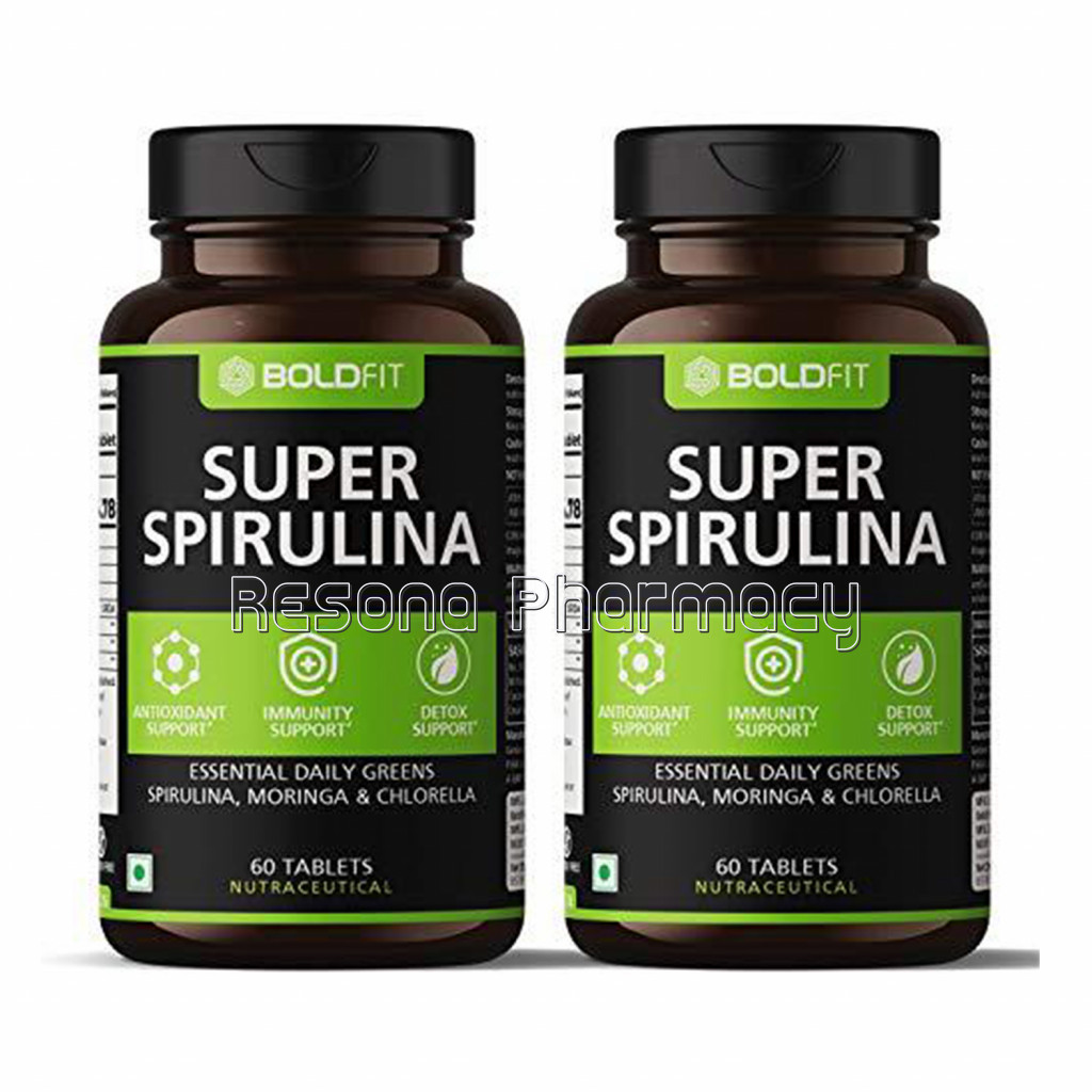 Boldfit Spirulina 500 Mg Supplement Pack Of 2