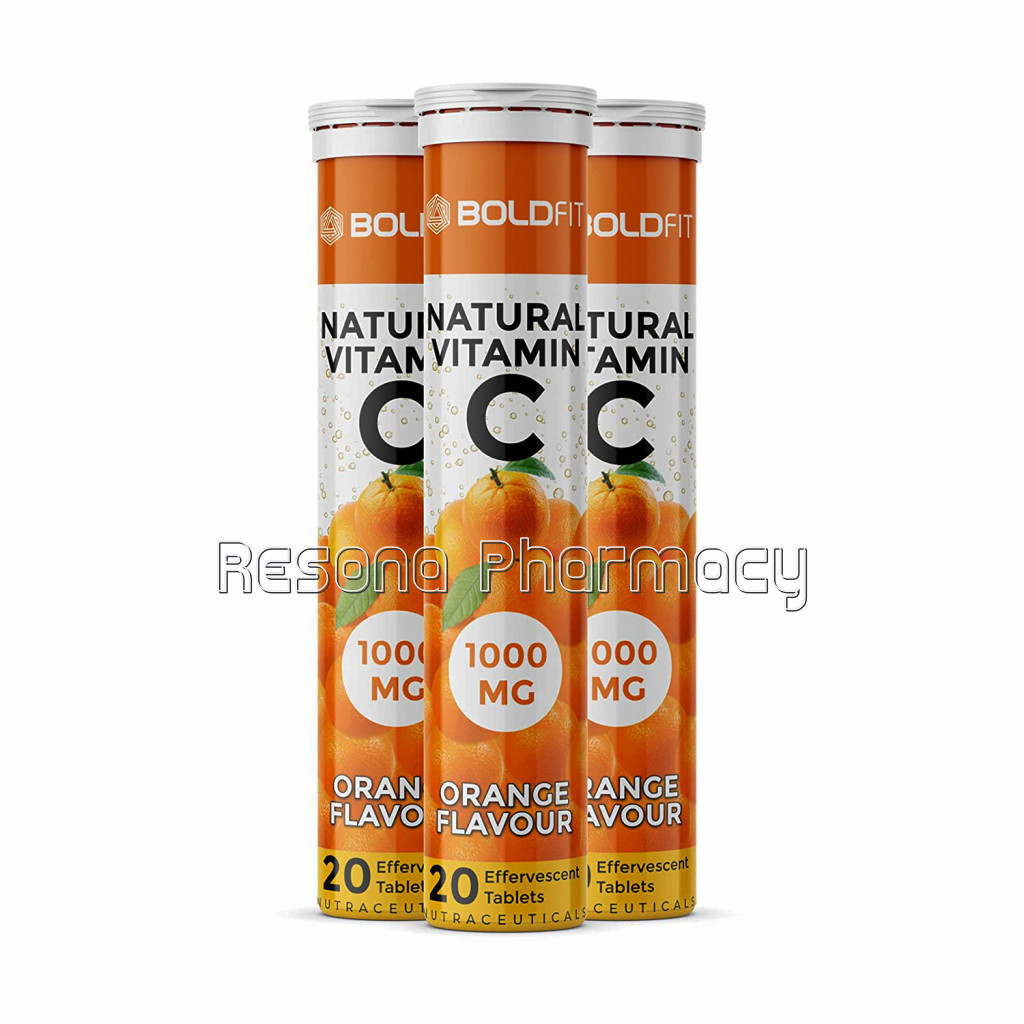 Boldfit Vitamin C Effervescent Tablets Pack Of 3