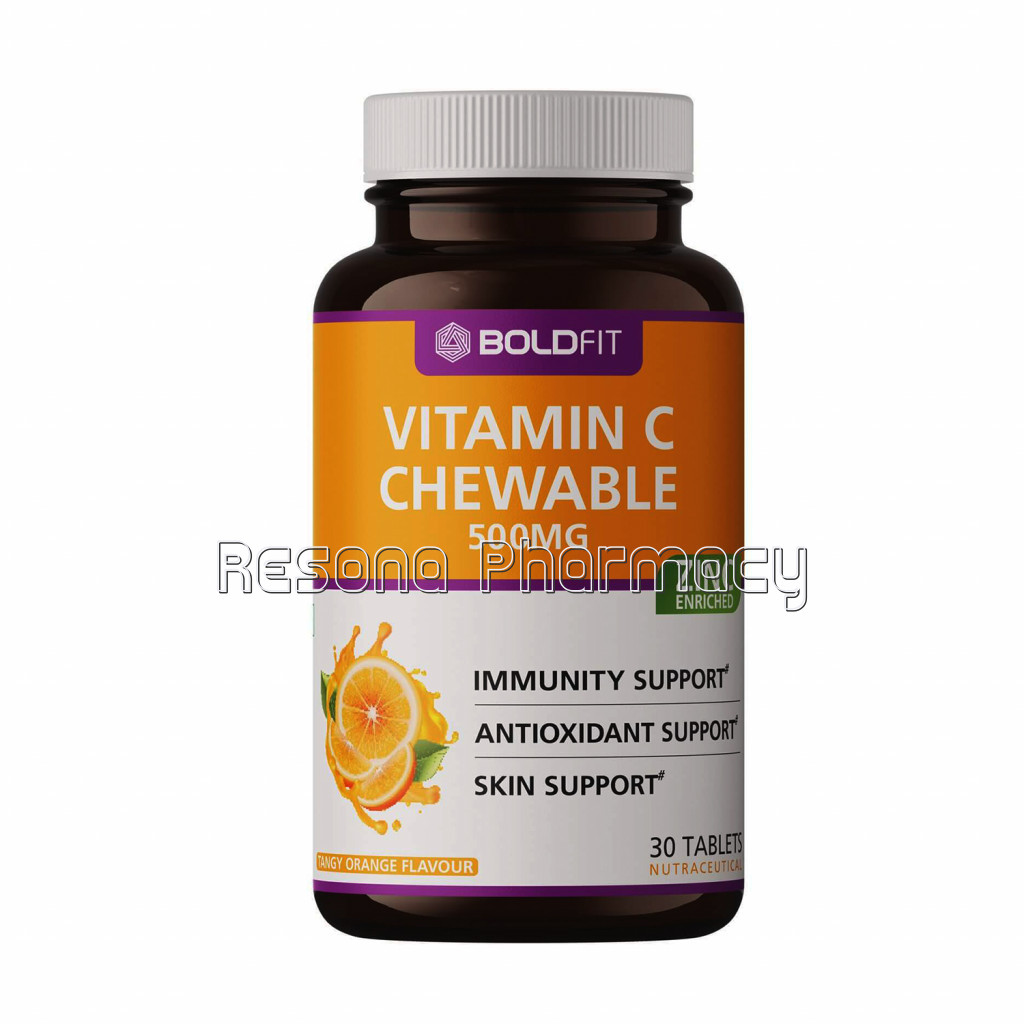 Boldfit Vitamin C With Zinc Chewable Tablets 500Mg