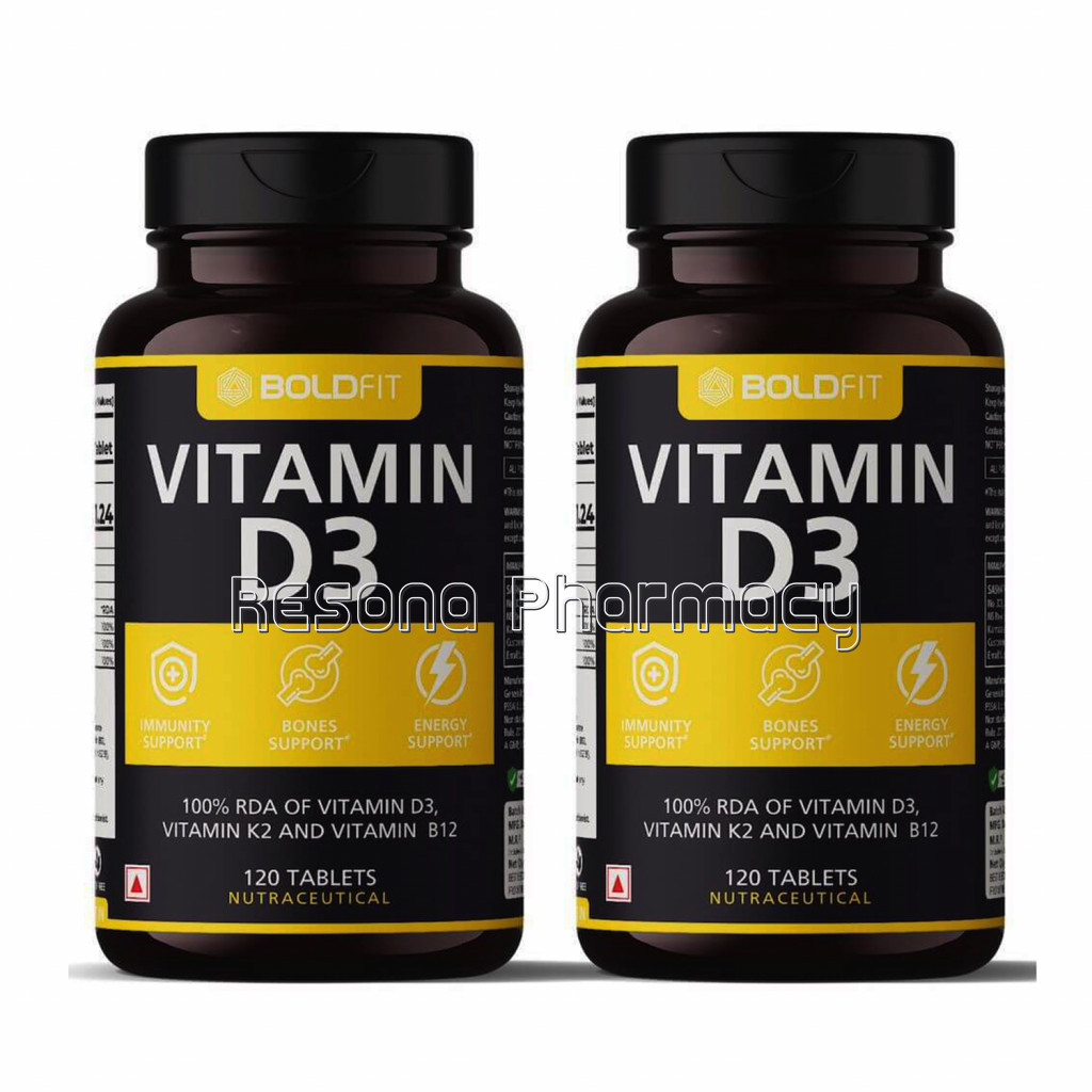 Boldfit Vitamin D3 Supplement Pack Of 2