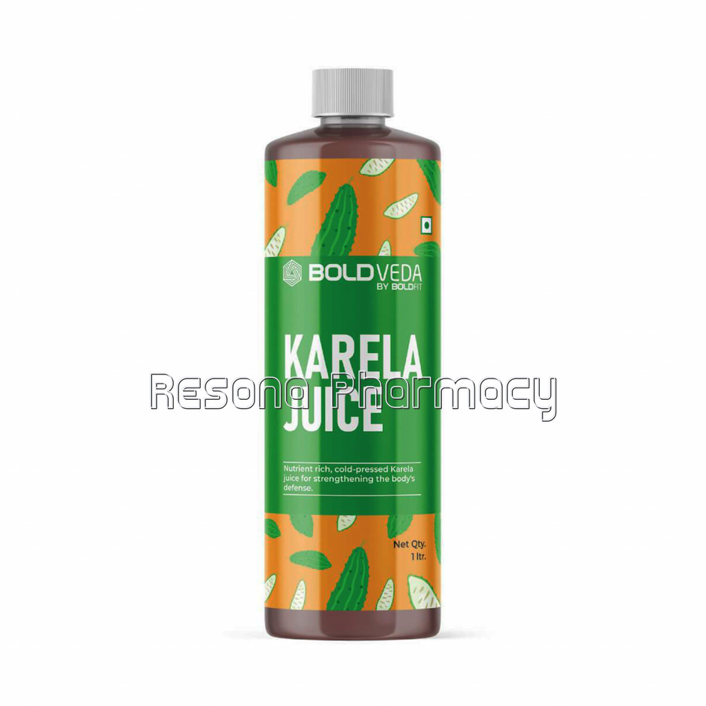 Boldveda Cold Press Karela Juice For Strengthening The Body'S Defense   1 Ltr