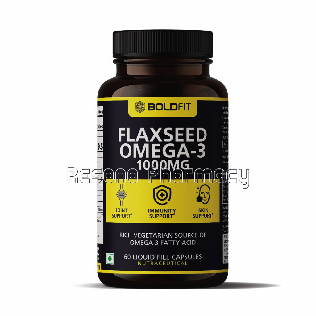 Flaxseed Omega 3 Supplement 1000 Mg