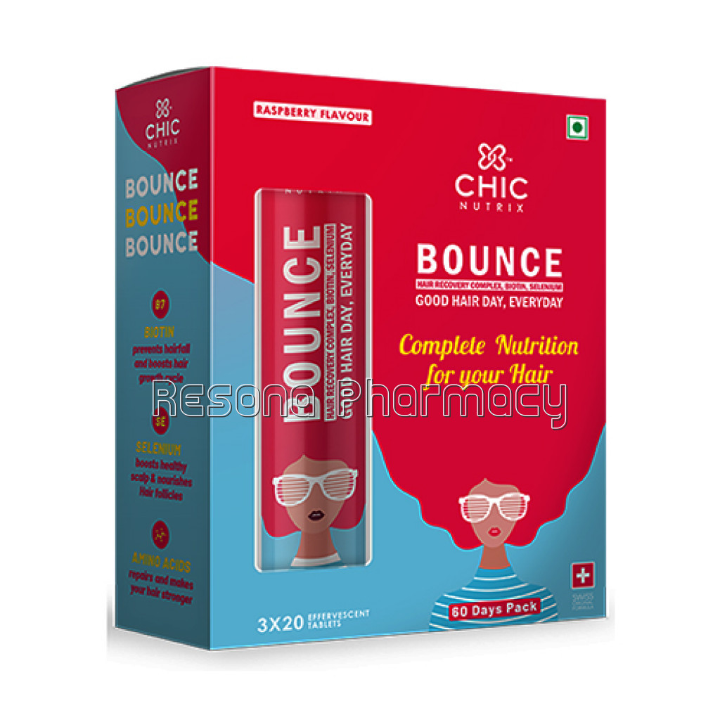 Chicnutrix Bounce Raspberry Flavour Pack Of 3