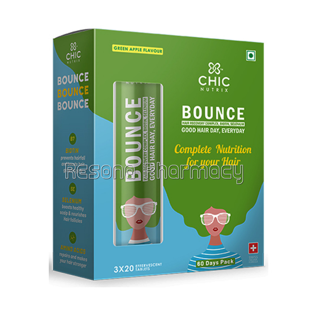 Chicnutrix Bounce Green Apple Flavour Pack Of 3
