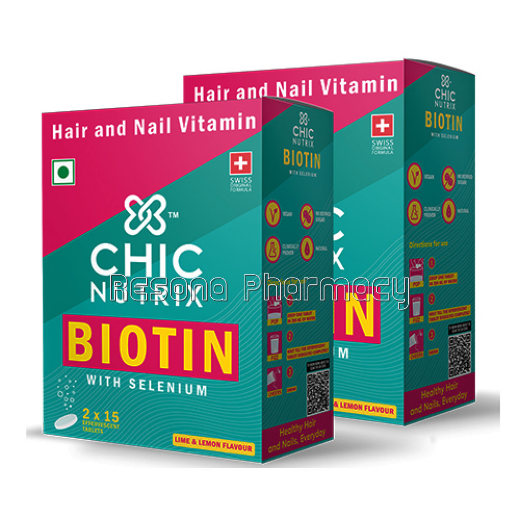Chicnutrix Biotin With Selenium Pack Of 2
