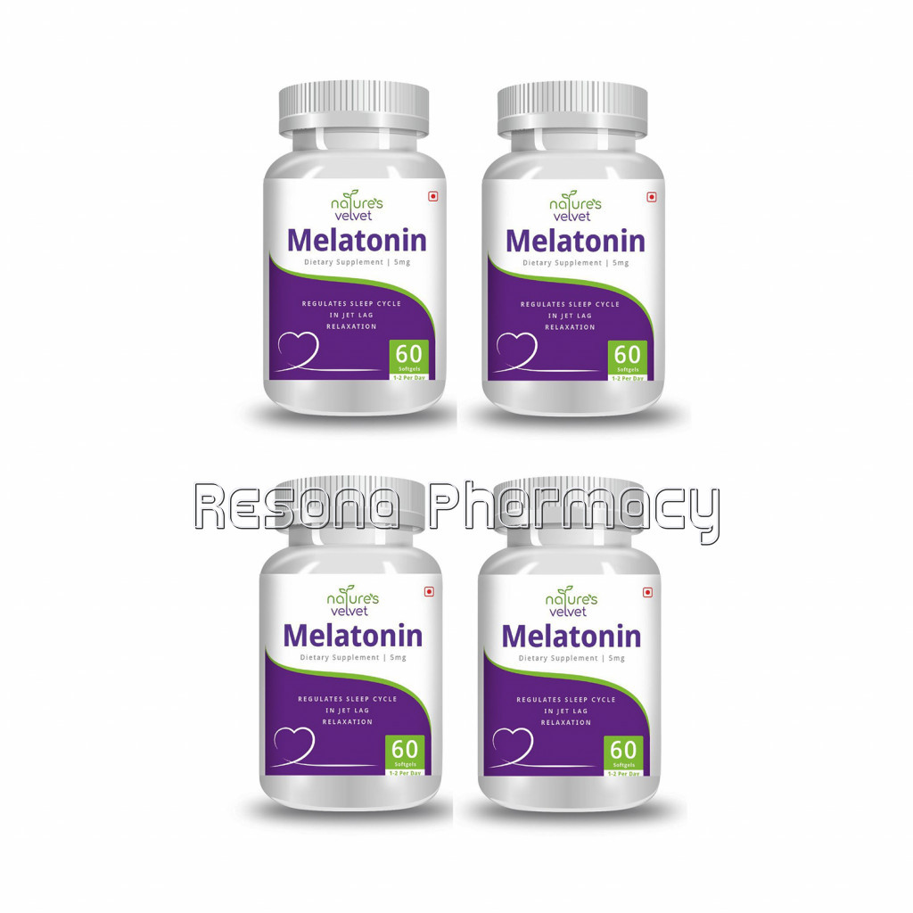 Melatonin Softgels   Supports Healthy Sleep Cycles Pack Of 4