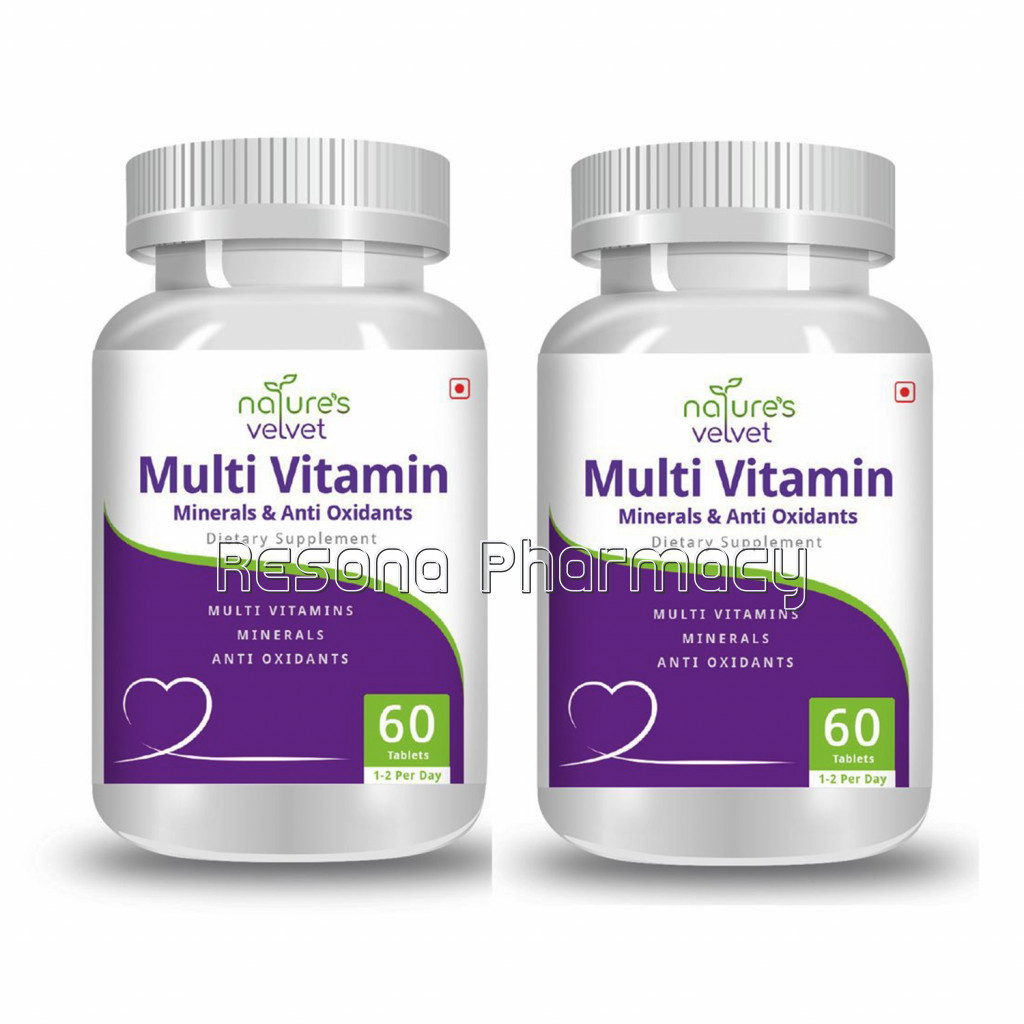 Multivitamins, Minerals And Antioxidants 60 Pack Of 2