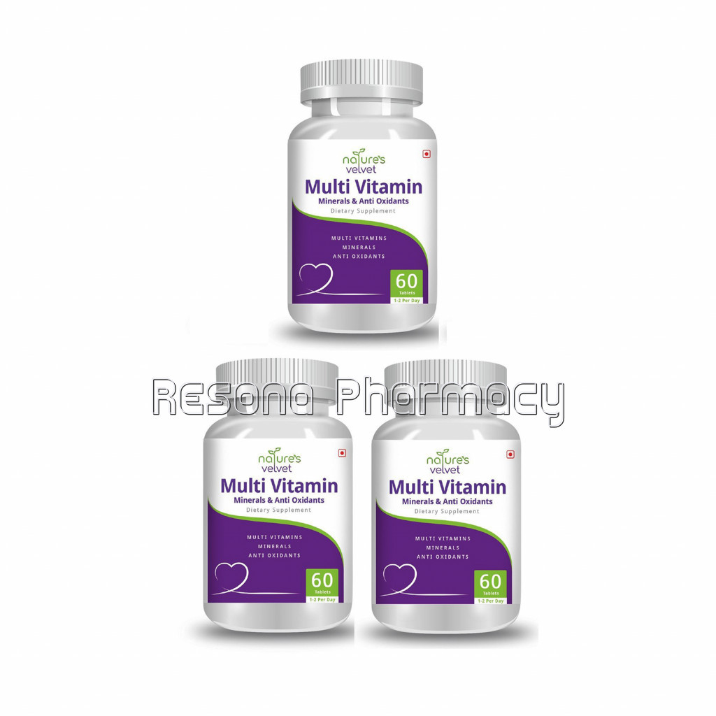 Multivitamins, Minerals And Antioxidants 60 Pack Of 3