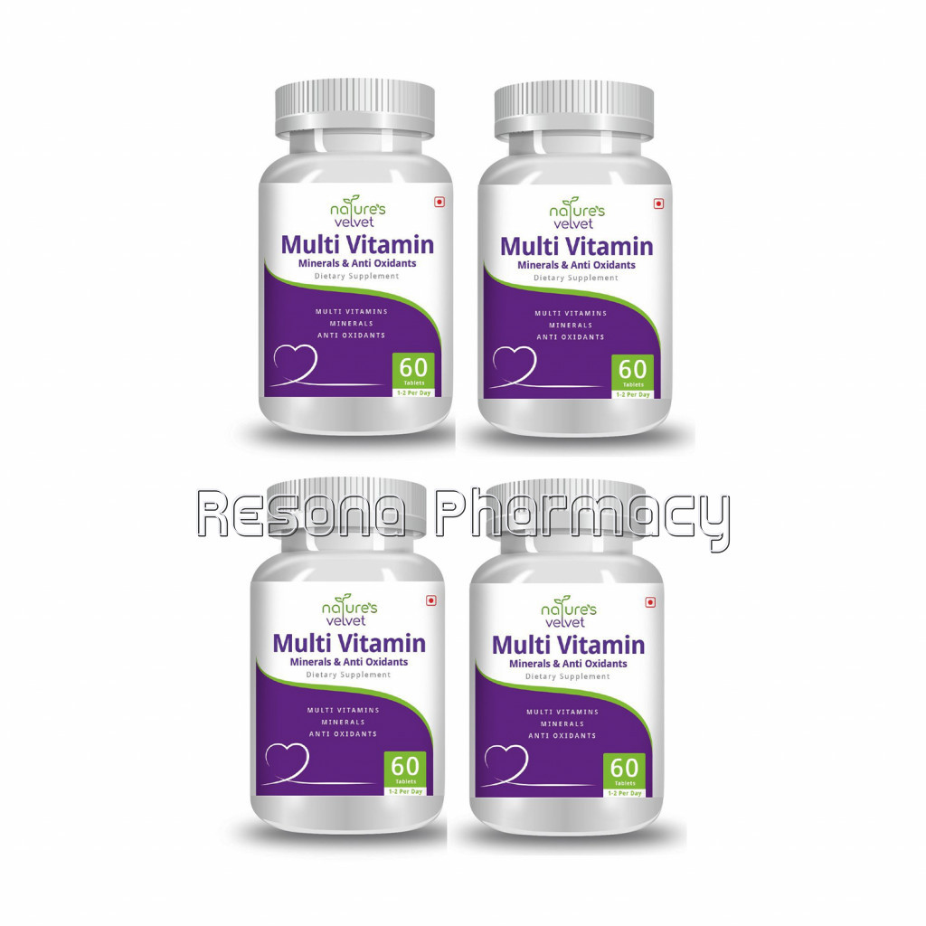 Multivitamins, Minerals And Antioxidants 60 Pack Of 4
