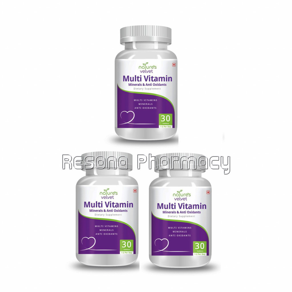 Multivitamins, Minerals And Antioxidants 30 Pack Of 3