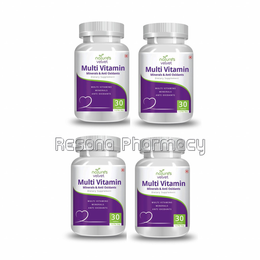 Multivitamins, Minerals And Antioxidants 30 Pack Of 4