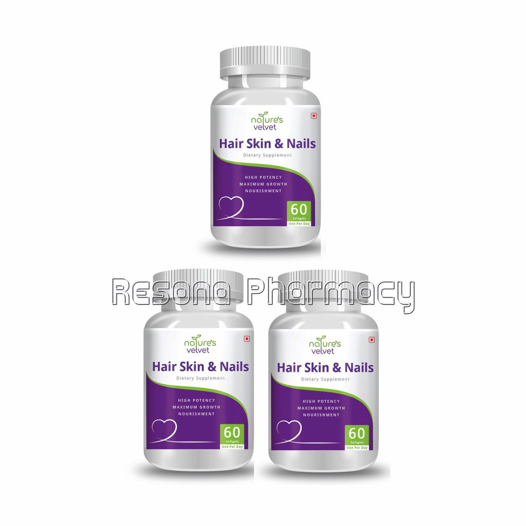 Maximum Nourishment For Hair, Skin And Nails Pack Of 3