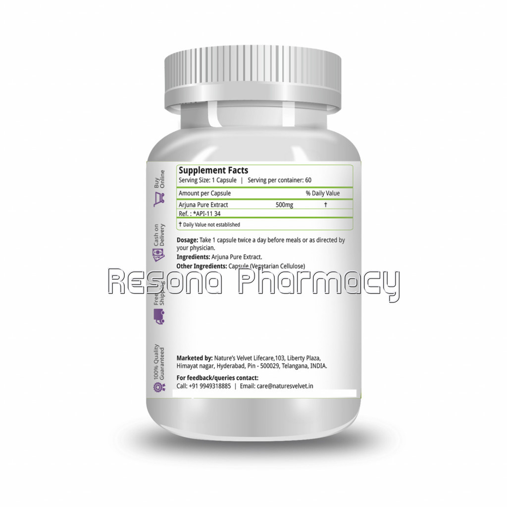 Arjuna Herbal   Supports Healthy Heart And Bp Pack Of 1