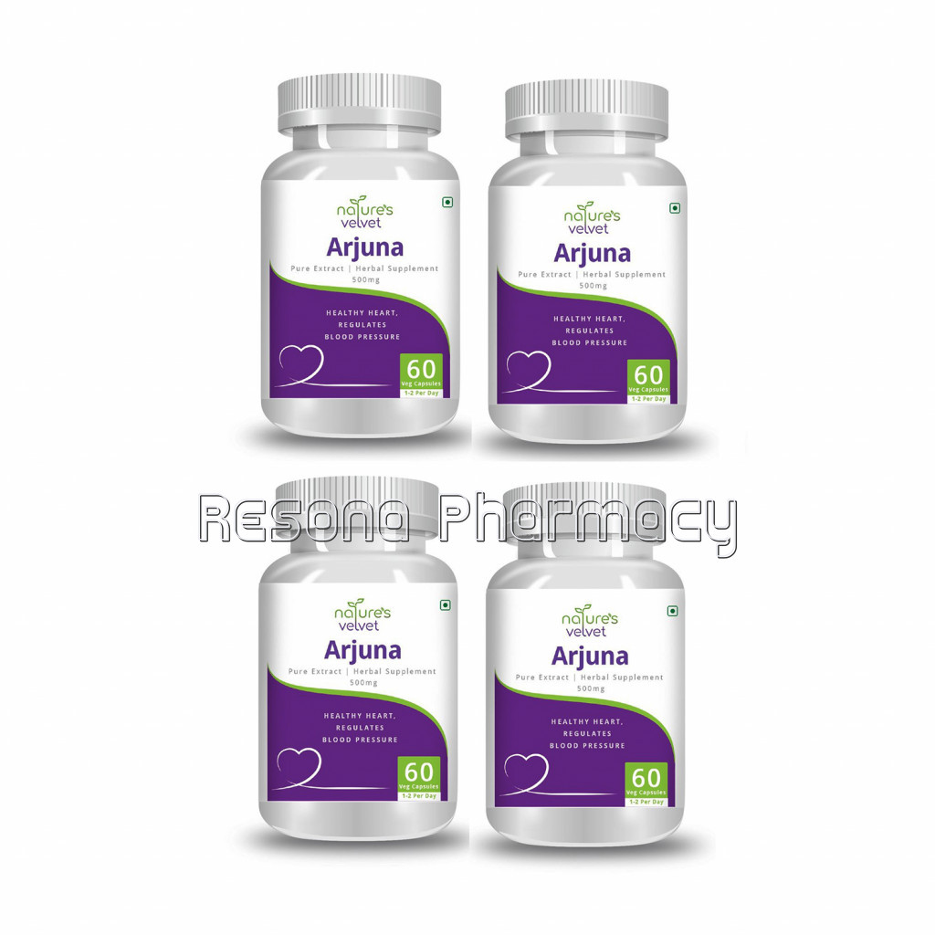 Arjuna Herbal   Supports Healthy Heart And Bp Pack Of 4