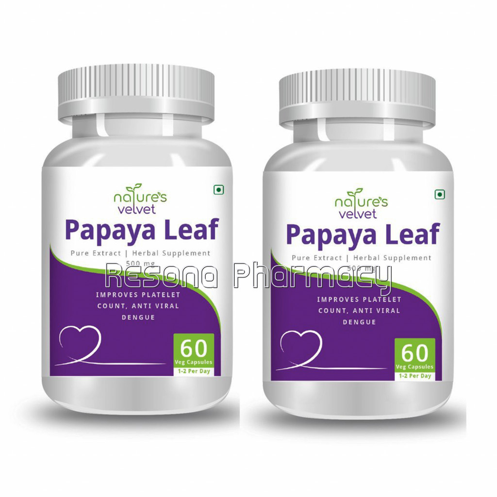 Papaya Leaf Extract   Blood Platelet Boost Pack Of 2