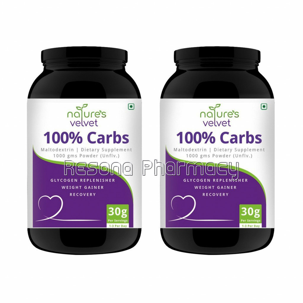 Carbs For Weight Gain And Recovery   Unflavoured 1000Gms Pack Of 2